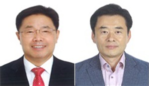 제28회 군포시민대상 수상자로 선정된 박용구(왼쪽), 신우현 씨. 사진=군포시청