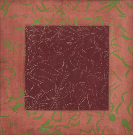 김정헌, 잡초 3, 1974년경, 캔버스에 유채, 72.3×72 cm, 경기도미술관 소장