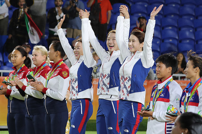 올림픽- 한국, 금·은·동 1개씩 획득…女양궁 8연패 위업