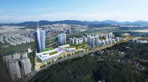 수도권고속철도(SRT) 수서역 인근 지역 개발이 본격화된다. 서울 강남구가 공공주택사업자인 한국토지주택공사와 한국철도시설공단이 신청한 '수서역세권 공공주택지구 지구계획'이 국토교통부 승인을 거쳐 9일 관보에 고시됐다고 9일 전했다. 사진은 수서역세권 복합개발 조감도.