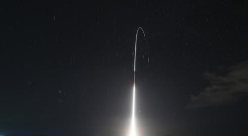 지난해 12월 발사된 이지스 미사일 방어시험시스템. 사진=AP연합