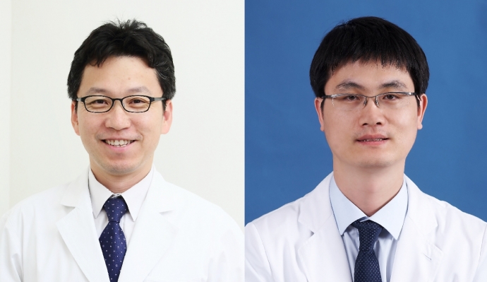 분당서울대병원 혈액종양내과 이근욱(사진 왼쪽), 김진원 교수