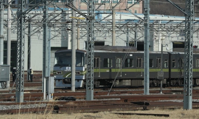 의정부시 장암역 인근에서 7호선 열차가 대기 중인 모습. 사진=연합