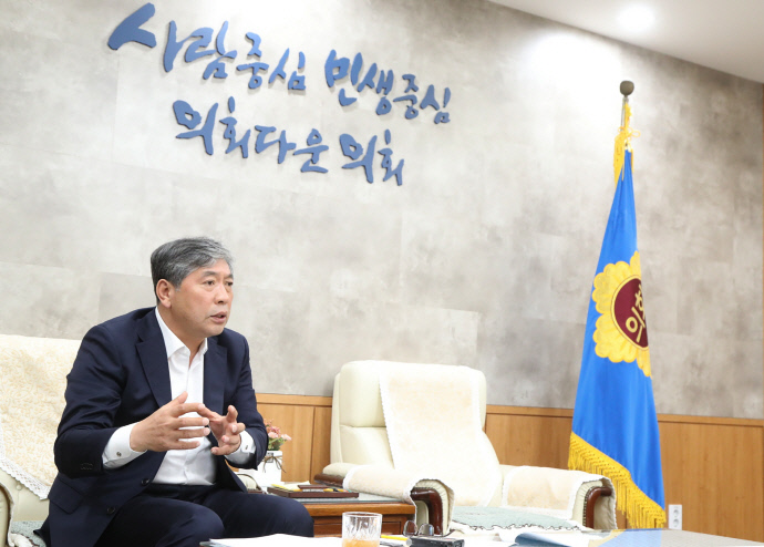 송한준 경기도의회 의장.