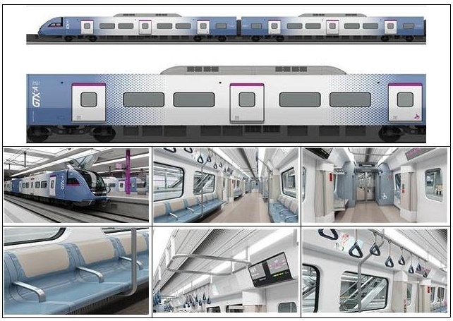 GTX-A 차량 실물모형 이미지. 사진=국토부 제공