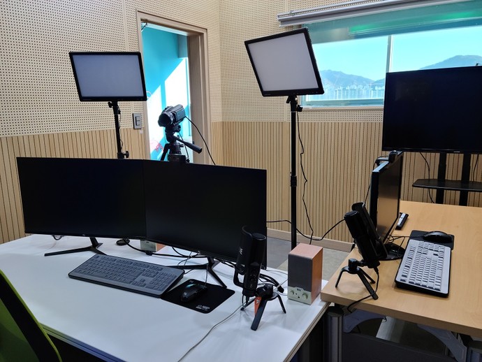 안양시 석수도서관은 이달부터 ‘미디어 창작실’을 시민에게 개방하여 운영한다. 사진=안양시청