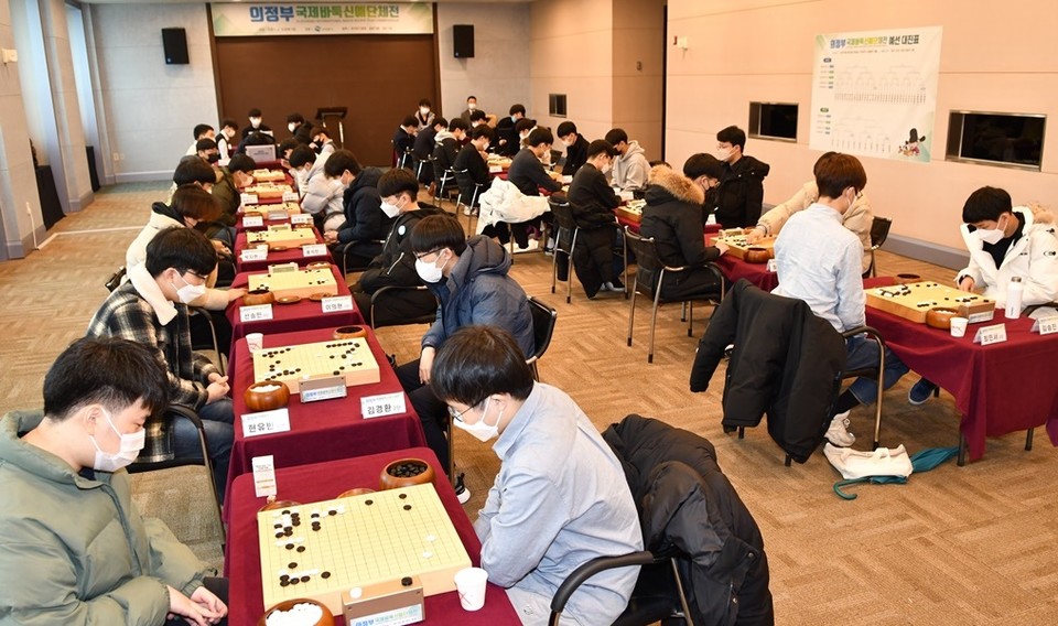 의정부시가 국제 바둑 신예 단체전에서 대한민국 대표선수 3명을 선발했다. 사진=의정부시청