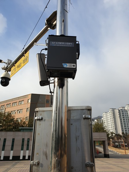 IoT환경분야 데이터 수집 복합센서. 사진=안양시