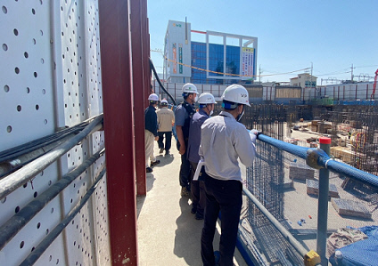 2. 파주시, 우기 대비 지하굴착공사 건설현장 안전점검 실시