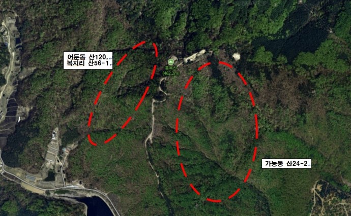 의정부는 1일 가능동과 양주시 어둔동, 복지리 주변에 주민들에게 유실지뢰를 주의할 것을 당부했다. 사진=의정부시청