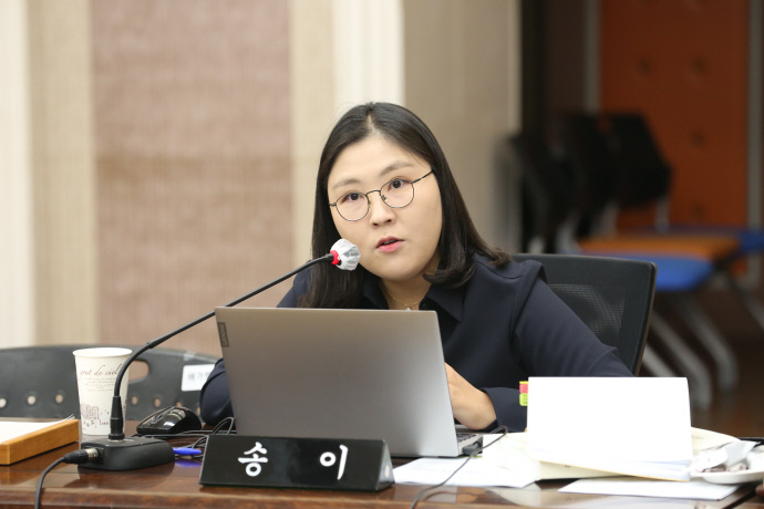 송이 인천 서구의원. 사진=서구의회