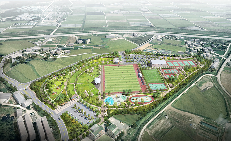 이천시 증포동 체육공원 조성사업 조감도. 사진=이천시