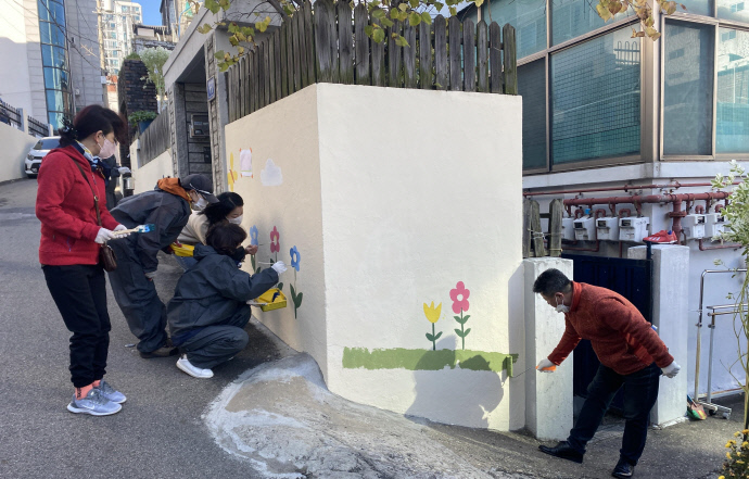 군포역세권 주민참여벽화조성