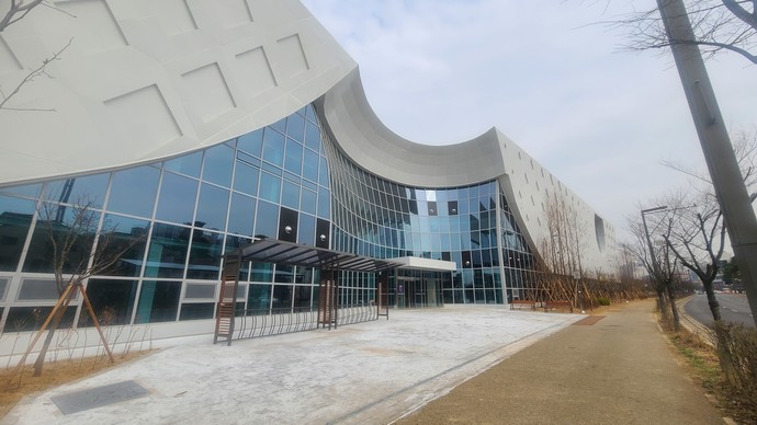 화성시 실내 배드민턴장 전경. 사진=화성시청