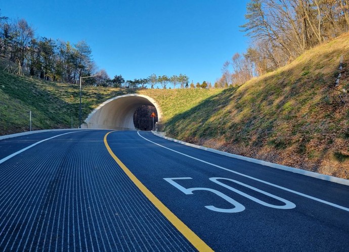 이천시가 우선개통한 작촌∼해월 간 시도19호선 모습. 사진=이천시청