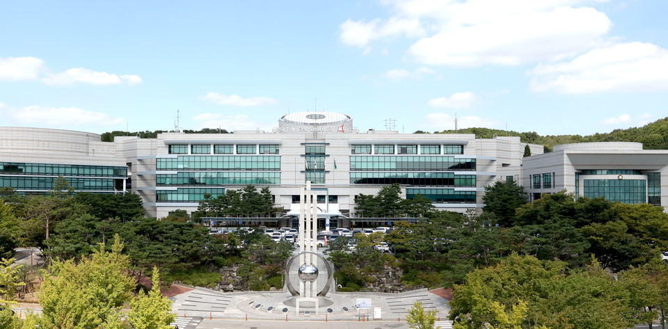 화성시청 전경. 