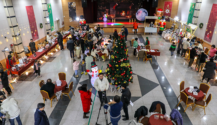 양평군이 지난 16일과 17일 크리스마스 팝업스토어를 운영했다. 사진=양평군청