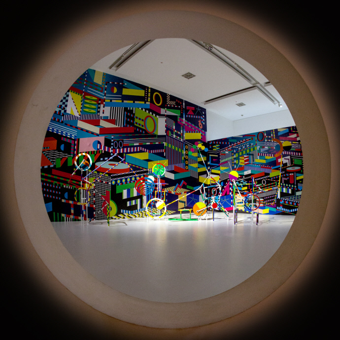 빠키, 문자를 만들어내는 움직임, 2018. 사진=빠키 작가