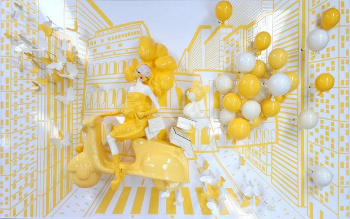 Delivery love, 버킷리스트 시리즈, 100x160x24cm, 2024. 사진=헤드비갤러리
