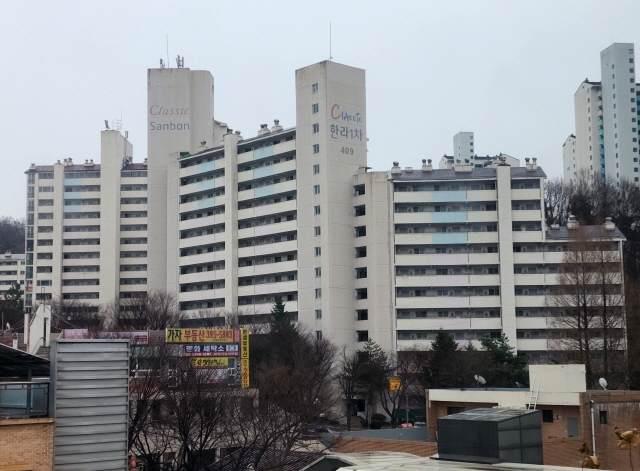 군포 한라4단지 1차 아파트 전경. 사진=군포시청