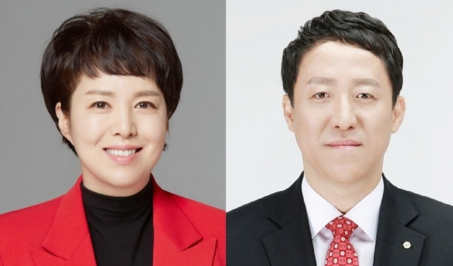국민의힘 성남분당을 김은혜(왼쪽)·광주을 황명주