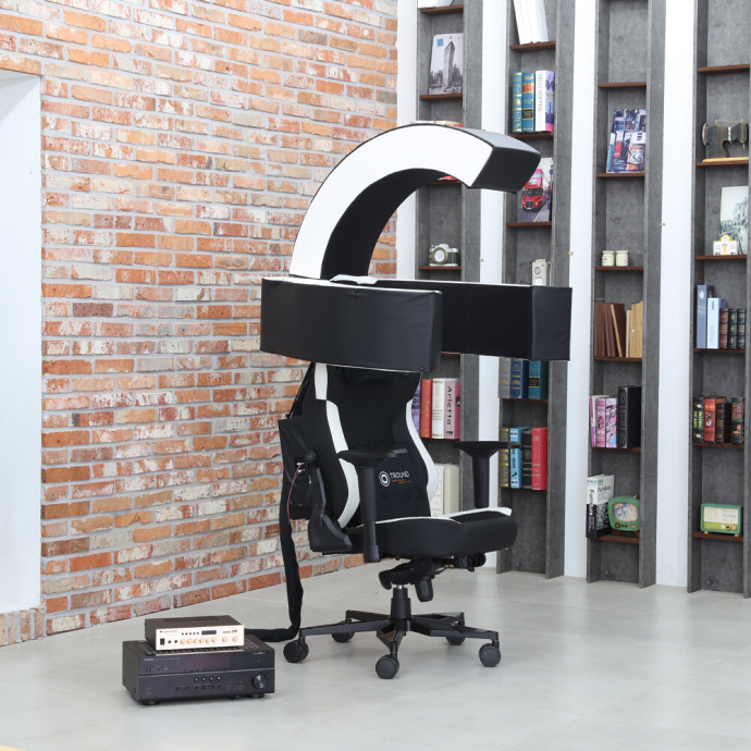 박재범 대표가 개발한 ‘사운드 XR 체어’. 사진=(주)트라운드 홈페이지