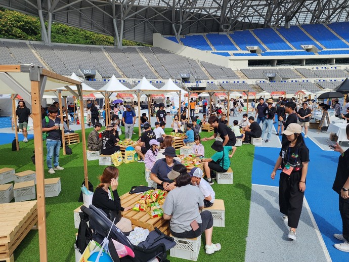 2023년 용인청년축제에 많은 시민이 참여했다. 사진=용인특례시