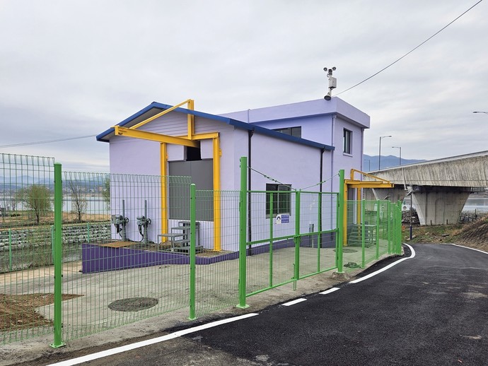 양평군이 사업비 70억 원을 투입해 시설개선사업을 완료한 '양평3중계펌프장' 모습. 사진=양평군청