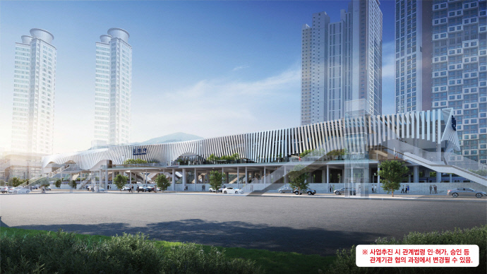 금정역 통합개발 투시도