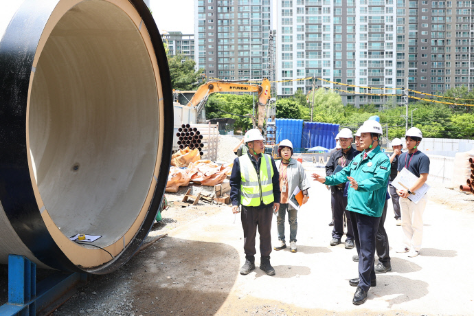 송전탑 지중화 공사 현장 방문