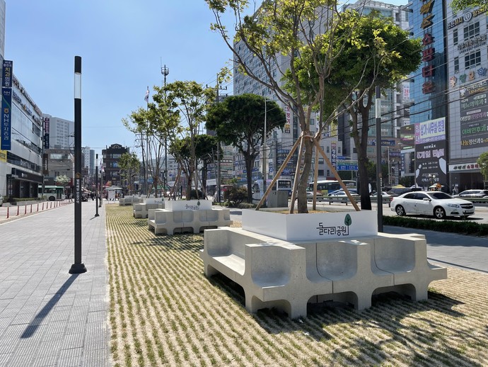 구리시 검배로 일원 범죄예방 도시환경디자인 사업 공사가 완료된 모습. 사진=구리시