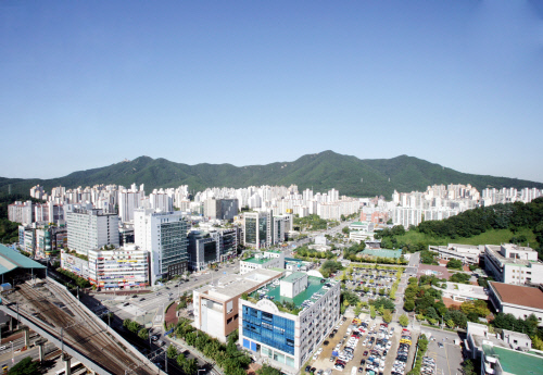 산본신도시 전경