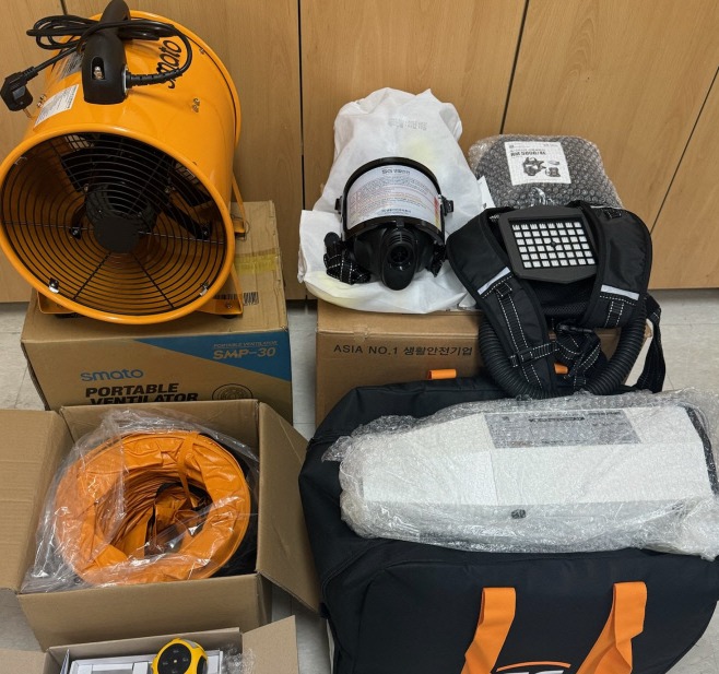구리시가 11일 본격적인 여름철을 맞아 밀폐공간에서 작업할 때 필요한 안전 장비를 무료로 대여하는 사업을 본격 시행한다. 사진=구리시