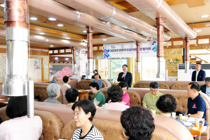 구리시노인상담센터,2024년 누림지원사업 상반기 평가회 진행
