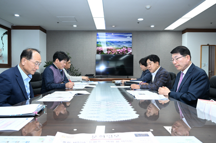 구리시 백경현 시장,이성해 국가철도공단 이사장과 면담