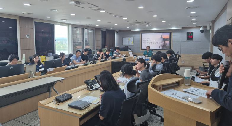 여주시는 지난 7월 15일 재난 분야 현장 조치 행동 매뉴얼 담당자를 대상으로 매뉴얼 작성 및 활용에 대한 직무 역량 교육을 실시했다고 22일 밝혔다. 사진=여주시