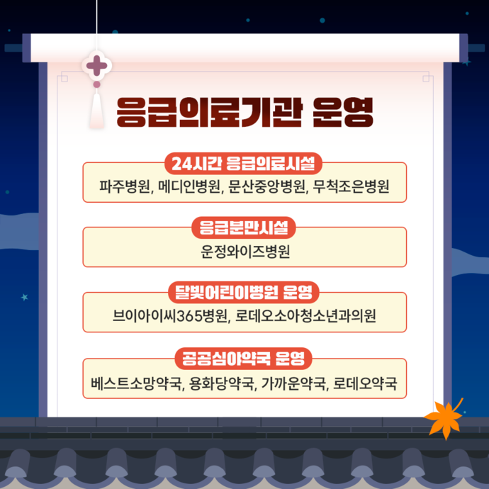 ‘풍성하고 따뜻한 추석 연휴’… 파주시, 명절 종합대책 마련 사진=파주시