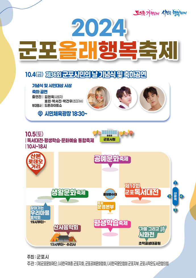 2024 군포올래 행복축제 포스터 사진=군포시