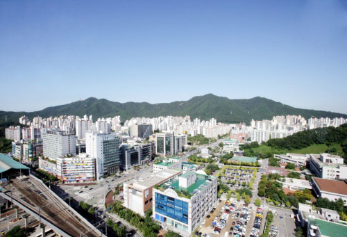 산본신도시 전경