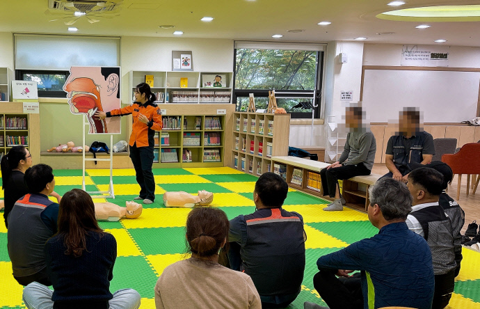 의왕소방서 하임리히법 교육