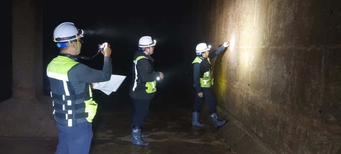 구리시는 안정적인 수돗물 공급을 위해 이달부터 약 60일간 강북 배수지의 정밀안전진단을 실시한다. 사진=구리시