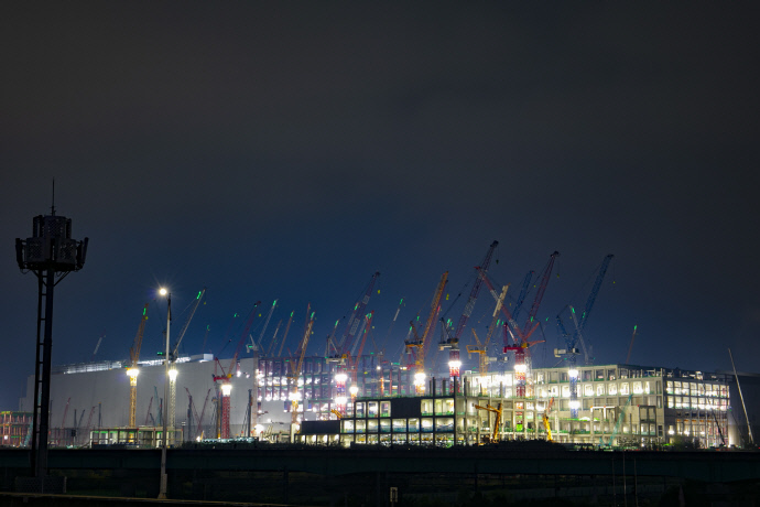 삼성전자 평택캠퍼스 야경. 사진=평택시청