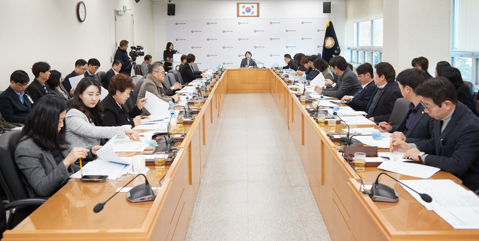 7일 용인특례시의회 월례회의가 진행되고 있다. 사진=용인시의회