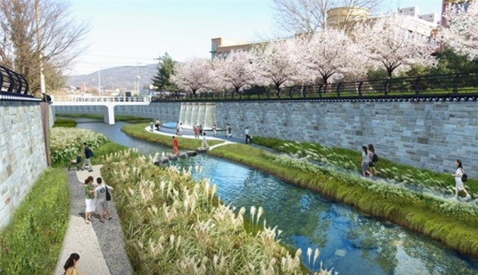 산본천 복원 이미지. 사진=군포시