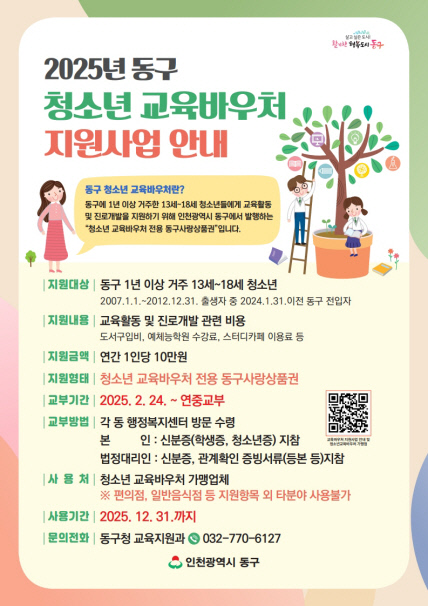 2025년 청소년교육바우처 지원 사업