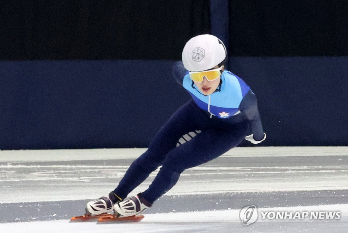 성남시청 김길리, <b>쇼트트랙</b> 1차 <b>선발전 500m</b> 정상