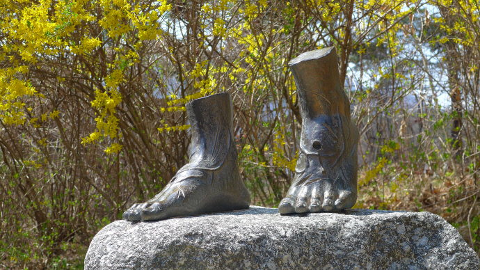 예수님의 발. 사진=박찬희