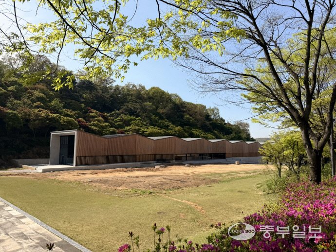 공사가 진행 중인 성요셉 엔드리스 예술원. 김지영