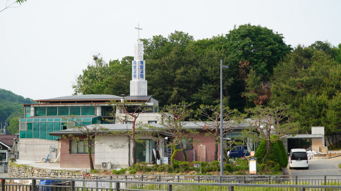 화성독립기념관에서 바라본 제암교회의 모습. 유승혜