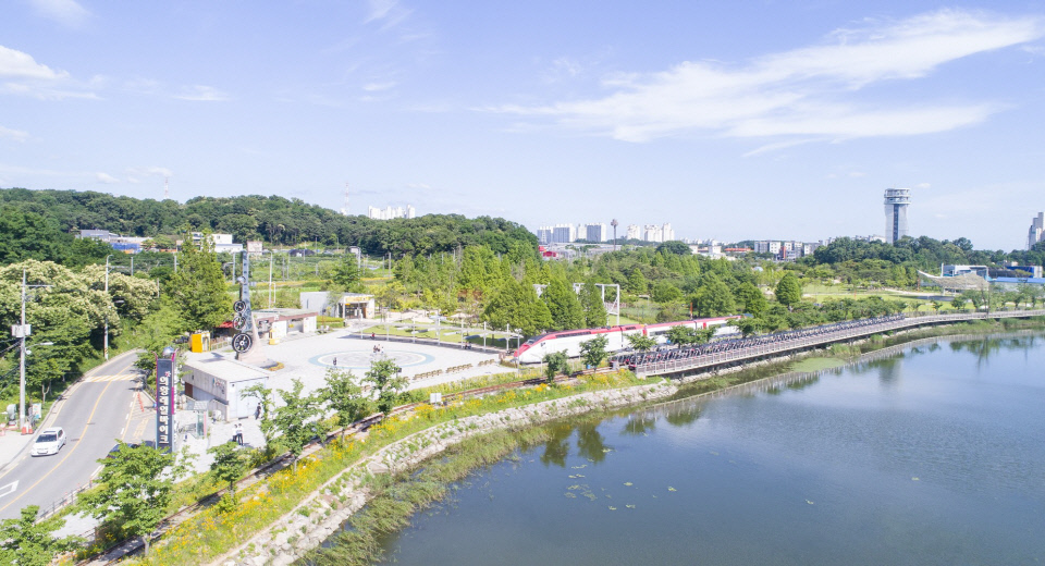 왕송호수 전경. 사진=의왕시